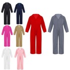Us Kids Fashion Mechanic Coveralls Long Sleeve Zipper Front Jumpsuit Cosplay 