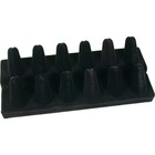 12 Finger Ring Display Black Velvet 8 1 4  2pcs
