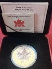 2004 Canada  5 1oz D-day Wwii Privy Mark Silver Maple Leaf W box  Coa  And Case