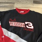 Vintage Chase Nascar Sweatshirt Xl Red Black Dale Earnhardt Crew Neck Pullover