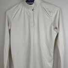 Talent Yarn Beacon Hill Show Shirt Girls Size Xl  White blue Collar Long Sleeve 