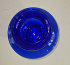 Vintage Cobalt Blue Glass Art Deco Vase Urn Shaped 5 75  Tall 3 1 4  Opening