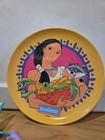 Disney s Pocahontas Vintage 8    Plate Melamine Zak 90s   Flint Burger King Toy