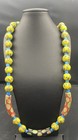 Beautiful Vintage Multicolour African Glass Beads Necklace 