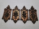 Vintage Mid-century Coppercraft Guild Wall Decor Wall Plaques 14  X 6  Set Of 4