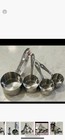 Nwt All-clad Heavy Stainless Steel Measuring Cups And Measuring Spoons Sets