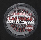 Harley-davidson Las Vegas X-large Black T-shirt Cotton Short Sleeve Graphic Tee