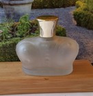 Vintage Crown Shaped Prince Matchabelli Frosted Glass Perfume Bottle 1oz