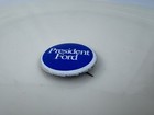 President Ford Political Campaign Pin Button Pinback Vintage Blue White