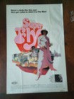 Original 1972 Superfly Movie Poster One-sheet 27x41 Super Fly Pimp Hat Pimp Car
