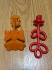 Fisher Price Color Climbers Jumperoo Replacement Red Plant   Orange Frog Toy