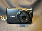 Canon Power Shot A2200 Hd 4x Zoom Black Digital Camera And Accessory Lot