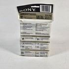 Sony Metal Select 90 Metal Bias Audio Cassette Tapes 2-pack