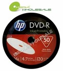 500 Hp Blank 16x Dvd-r Dvdr White Inkjet Printable 4 7gb Recordable Disc 10x50pk