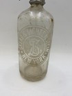 Rare Etched Spritzer Seltzer 26oz Glass Bottle Skylar Lichtenstein Austria Made