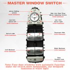Front Master Power Window Switch For Mercedes Benz C300 Sedan Glc300 2015-2021