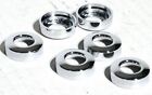 Face Nut Cover Set 6  Toggle Switch Chrome Plastic For Kenworth Dash