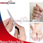 4 Pcs Set Nail Files Manicure Pedicure Double Sided Finger Nails Toenails Metal 