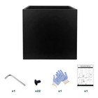 28 x28 x28  Metal Steel Planters Steel Garden Planter Large Squre Tree Planters