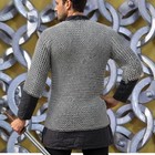 9 Mm Chainmail Shirt     Short Sleeve Flat Riveted Aluminum Chainmail Shirt