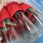 Red Twill Roman Shade 35 688 X 55 25