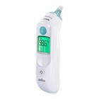 White - Braun Thermoscan 6 Ear Thermometer With Color-coded Digital Display 