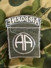 Vietnam In-country Made 82nd Airborne  Insignia Patch On Twill Color