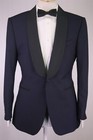 Charles Tyrwhitt Navy Blue Shawl Lapel Slim Fit 1-btn Tuxedo Dinner Suit 40s