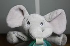 Philips Avent Gray Elephant Soothie Snuggle Pacifier Holder Plush Toy Pre-owned