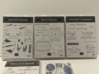 Stampin Up  Lot Of 4 Stamp Sets   3 Extra Sheets Bundle Photopolymer Christmas