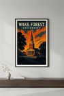      Wake Forest University Poster - Classic Art Style 2023 - 24x36    - 200gsm