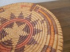 Vintage 18 3 4  d Vintage Navajo Black Family Indian Pictorial Wedding Basket