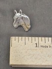 Silver Tone Horse Head Lapel Pin Brooch Equestrian Western Jewelry Small Gift