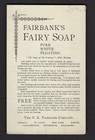 Civil War Us Navy Admiral Winfield Scott Schley Fairbanks Fairy Soap Trade Card