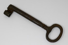 Large Antique Cast Iron Steel 7 Inch Skeleton Key