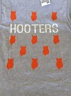 New Womens Grey Hooters Muscle Shirt Tank Top Size Large Free Shipping 