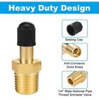 4pcs 1 4 Npt Tank Valve Schrader Valve With Male Thread For Air Compressor