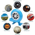 Furnace Blower Fan 80w 110v Electric Blacksmith Forge Air Blower With Switch