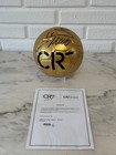 Cr7 Cristiano Ronaldo Golden Ball Autographed Museum Ballon D   or New Authentic