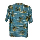 Kalaheo Mens Large Vintage Hawaiian Shirt Aloha Tropical Palm Made In Hawaii Usa