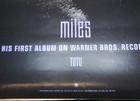 Rare Record Store Advertising Promo Poster Miles Davis - Tutu Warner 1986 Jazz 1