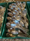 50 Pc Lot Silverplate Usable Craft Spoons Teaspoons Little-no Heel Wear No Mono