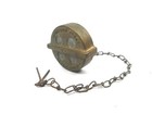 Vintage Antique Michigan Fleet Brass Truck Fuel Gas Tank 2-1 4 