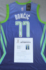 Luka Doncic Autographed Signed Jersey Psa Coa Dallas Mavericks Slovenia Lakers