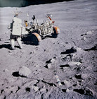 Nasa Photo A Kodak Paper Red Number Photograph Apollo 16 - As16-107-17446