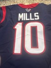 Houston Texans Davis Mills Game Issue jersey Sts 2022 46 4 Captain Patch