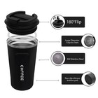 17oz Vacuum Stainless Steel Insulated Coffee Tumbler Cup Travel Mug Spill Proof