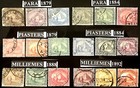 Egypt-stamps-1879- Sphinx   Pyramid-m-complete 4th Set Issued In Eg-scott  32-49