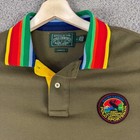 Vtg Ralph Lauren Polo Country Polo Shirt Mens Medium Sportsman Patch Classic Fit