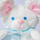      Vintage 1988 Fisher-price Baby Puffalumps Mouse Rattle Plush  fpt14842